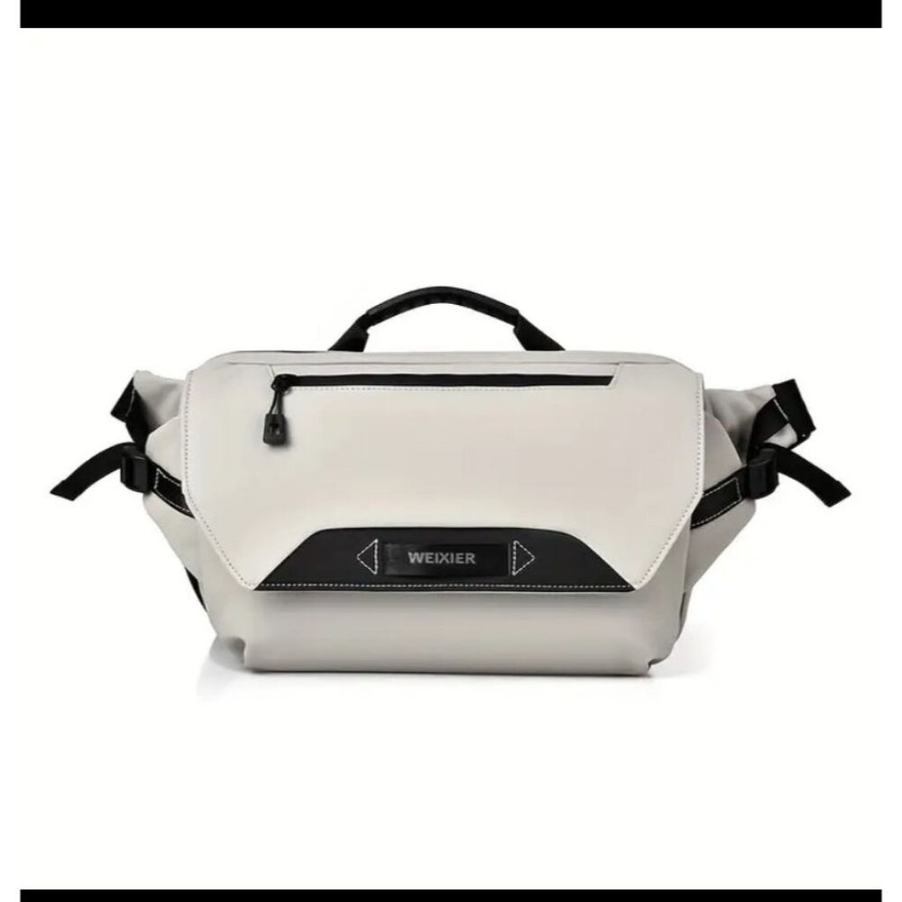 New Wexier Anti-Splash Water Texture Fabric Bag With Multiple Pockets & Magnetic